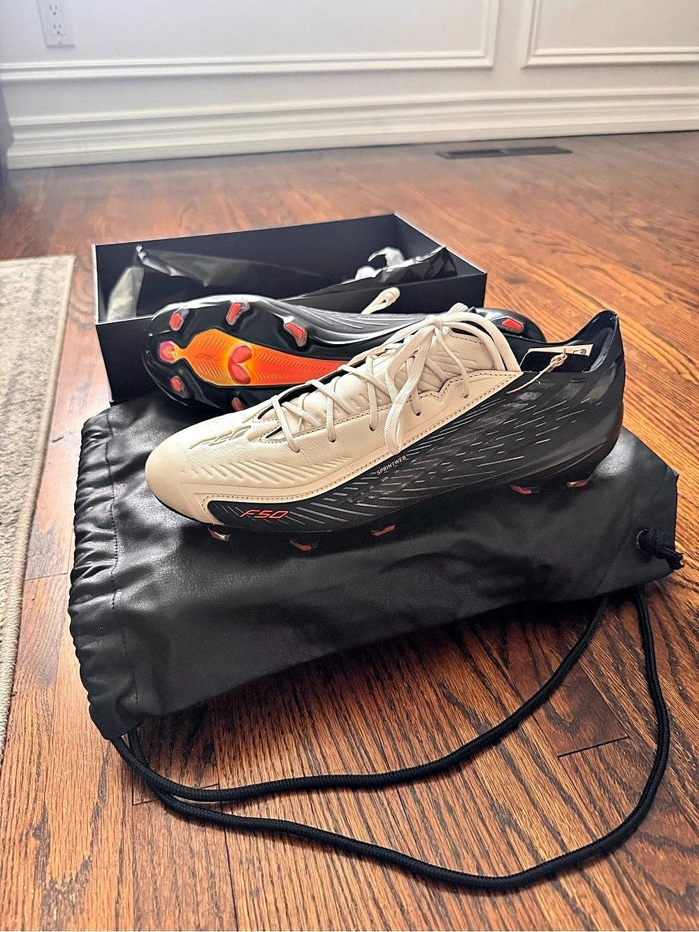 Leather Adidas F50 Elite Hyperfast FG-LT Soccer Cleats US 12